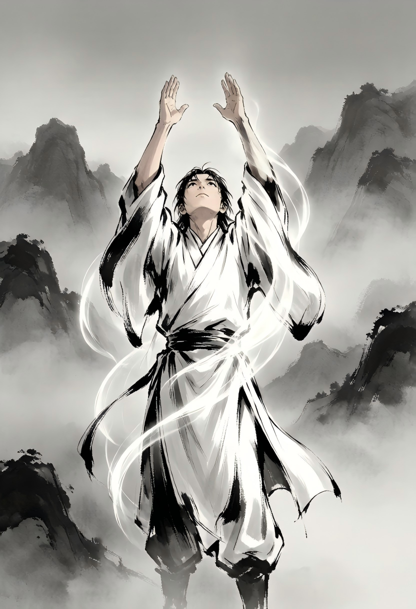 两手托天理三焦